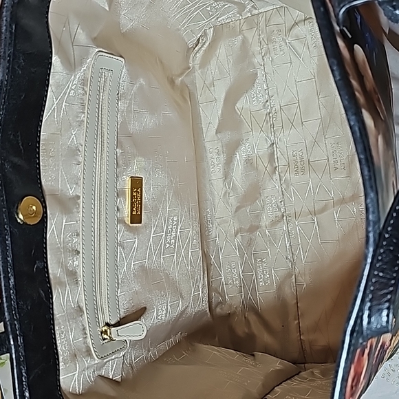 Badgley Mischka Victoria Floral Leather Tote - Picture 3 of 8